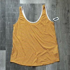 NWT Old Navy Luxe Striped Swing Tank Size XS